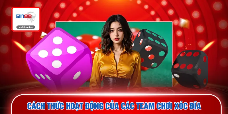 Cách thức hoạt động của các team chơi xóc đĩa