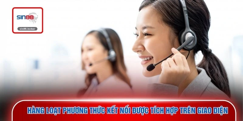 Hàng loạt phương thức kết nối được tích hợp trên giao diện
