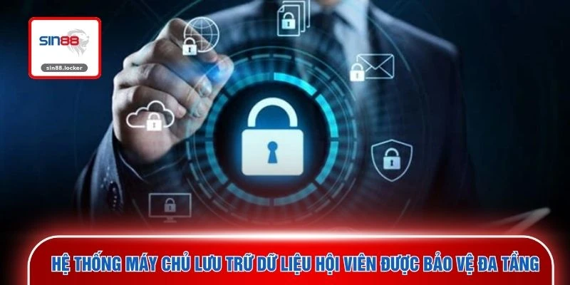 Hệ thống máy chủ lưu trữ dữ liệu hội viên được bảo vệ đa tầng