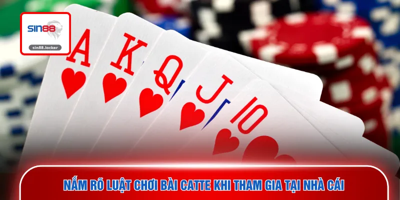 Nắm rõ luật chơi bài catte khi tham gia tại nhà cái