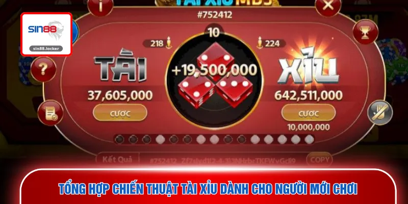 Tổng hợp chiến thuật tài xỉu dành cho người mới chơi